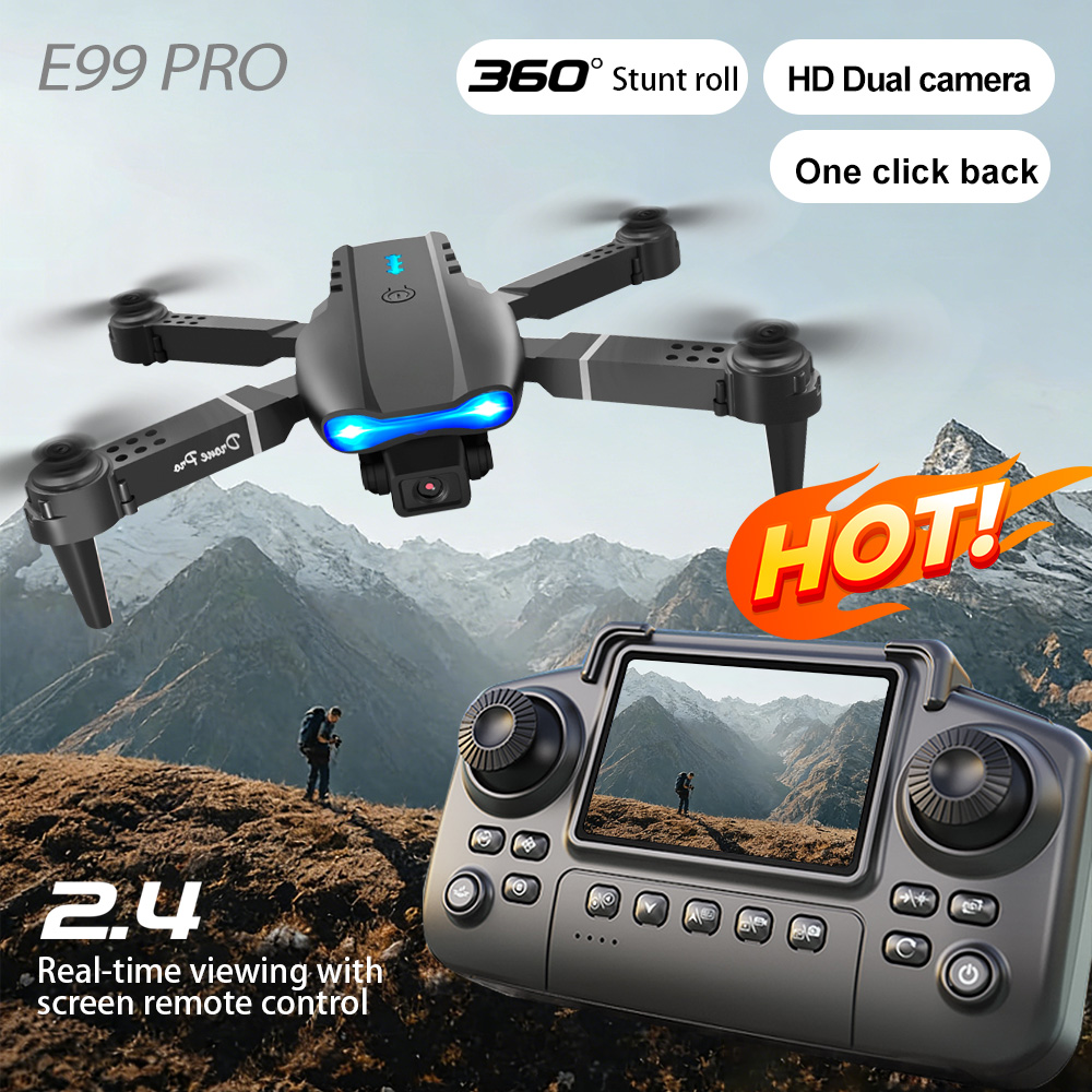 Rc Helicopter Case - Hava Dronu Çift Lens Anahtarı Hareketle